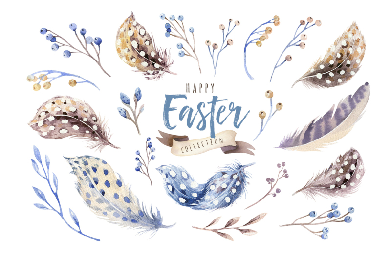 watercolor-easter-collection
