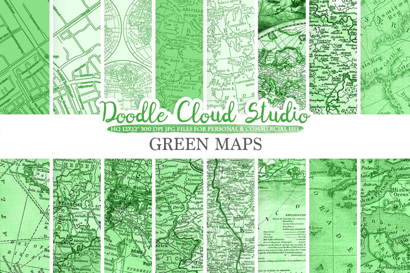 dark-green-vintage-map-digital-paper-maps-textures
