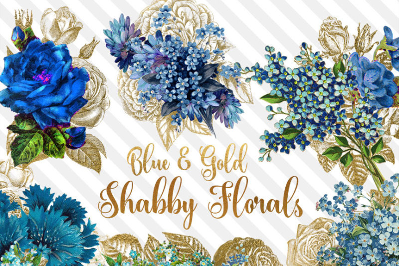blue-and-gold-shabby-florals