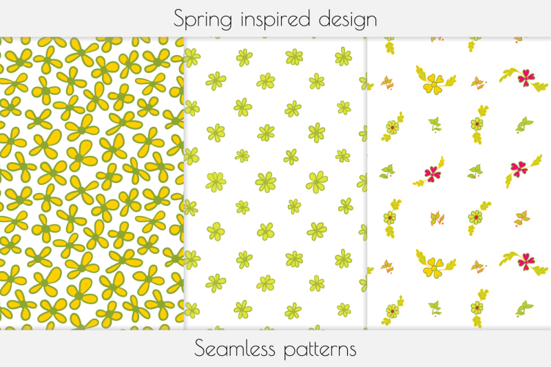 spring-seamless-patterns-digital-paper