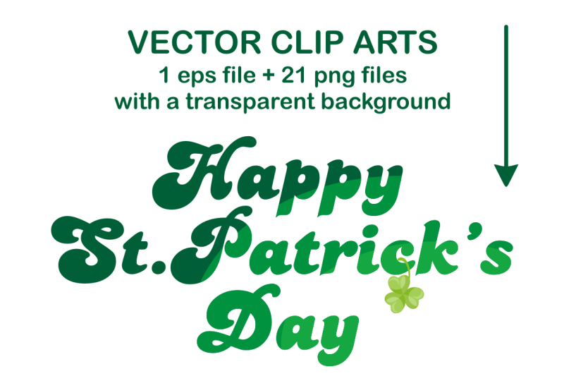 happy-st-patricks-day-vector-clip-arts-and-seamless-patterns