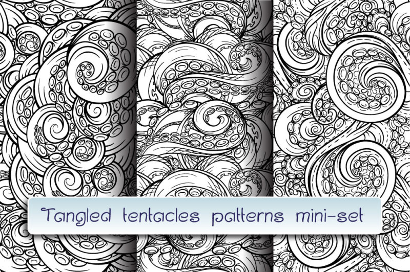 tangles-tentacles-seamless-patterns-mini-set