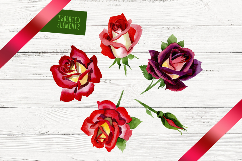 roses-beautiful-garden-png-watercolor-flower-set