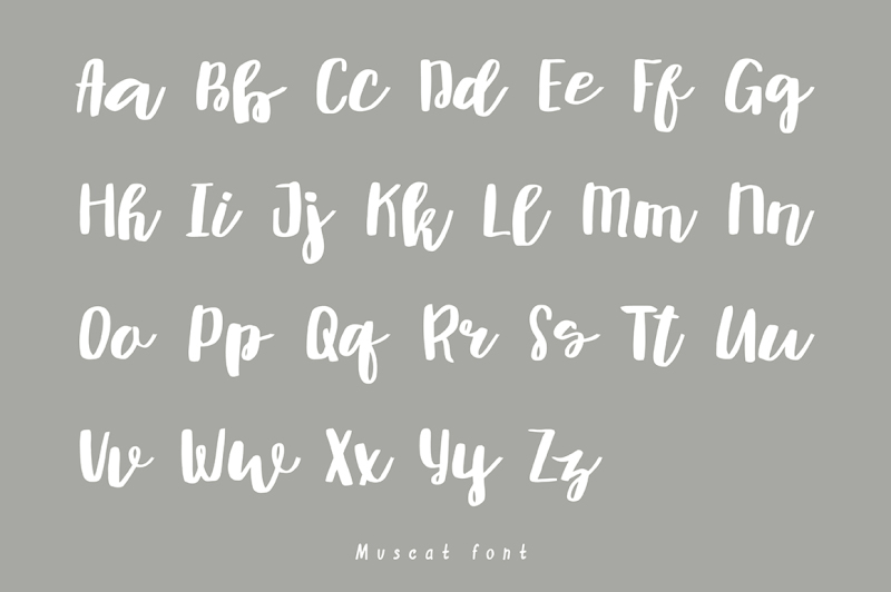 muscat-handwritten-script