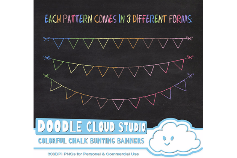 colorful-chalk-bunting-banners-cliparts-colorful-bunting-flags-clipart