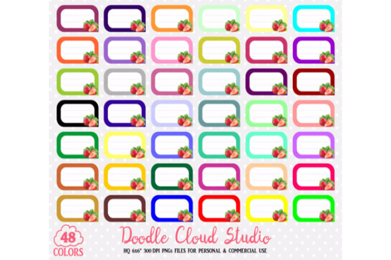 48-colorful-straberry-labels-clipart-fruit-straberries-labels-stickers
