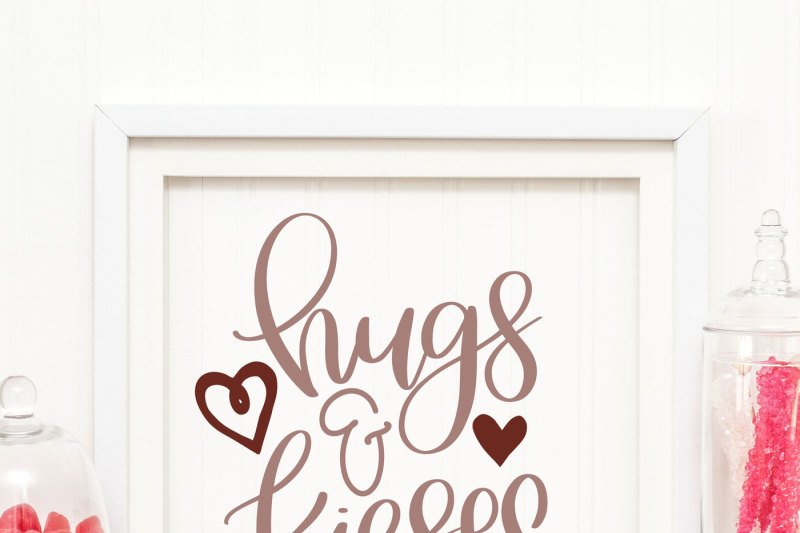 hugs-and-kisses-hand-lettered-svg