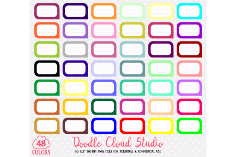 48-colorful-labels-clipart-label-banner-stickers-icons