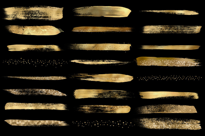 gold-paint-strokes-clipart