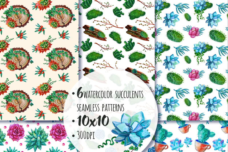 seamless-pattern-watercolor-succulent