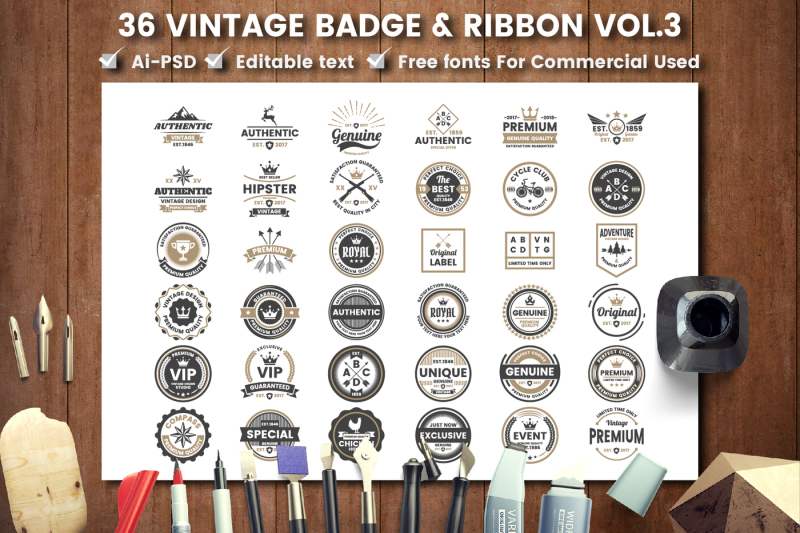 36-vintage-badge-amp-ribbon-vol-3