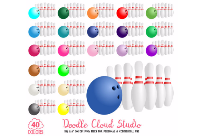 40-colorful-bowling-clipart-sport-planner-stickers-bowling