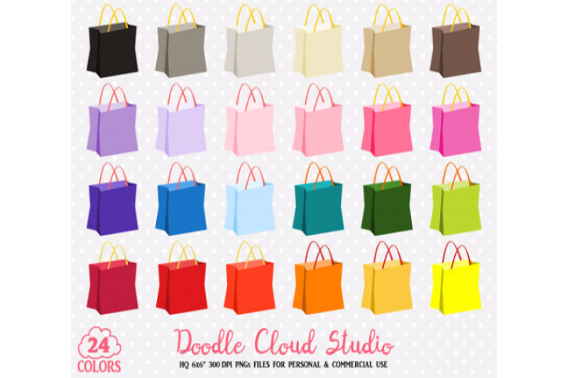 24-colorful-shopping-bag-clipart-cute-rainbow-paper-tole-bag-icons