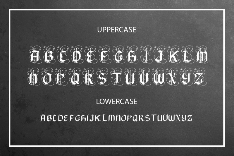 black-arrow-blackletter-font