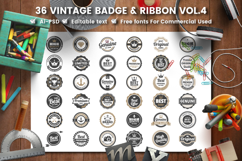 36-vintage-badge-amp-ribbon-vol-4
