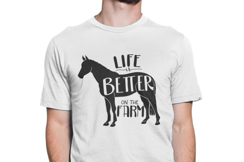 life-is-better-on-the-farm-horse-hand-drawn-lettered-cut-file