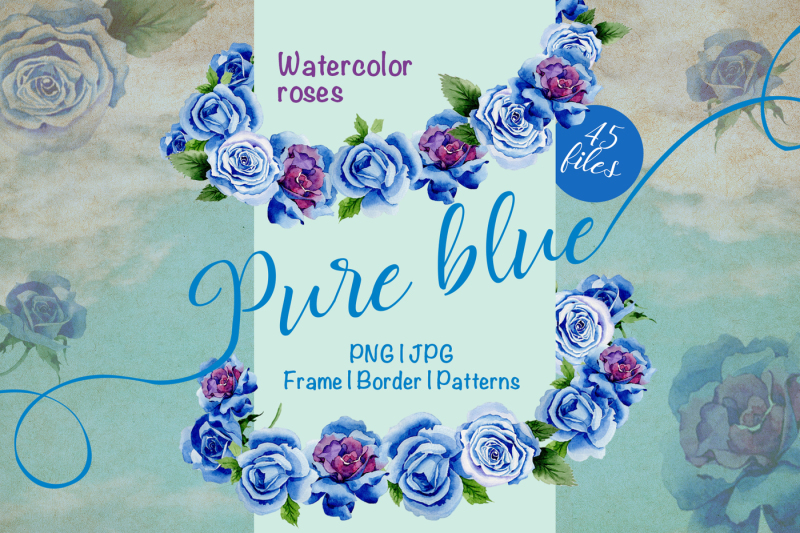 beautiful-blue-roses-png-watercolor-flower-set