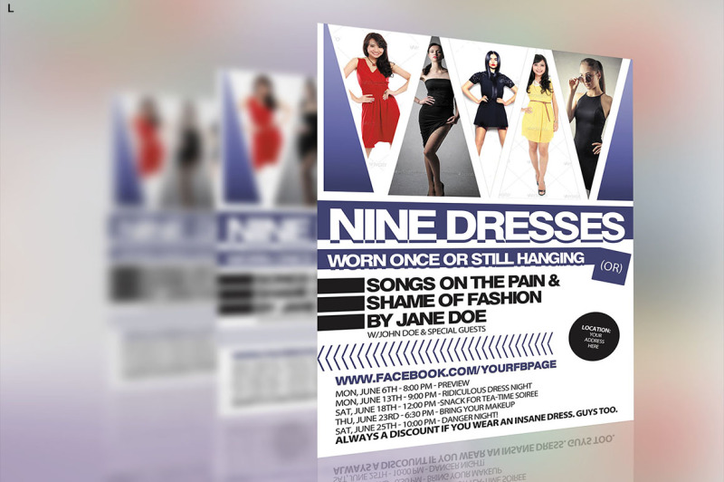dresses-flyer-template