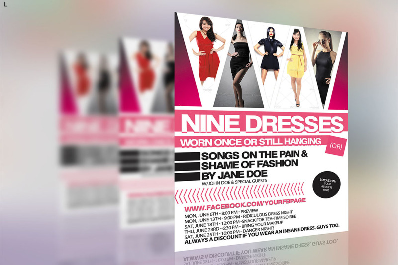 dresses-flyer-template