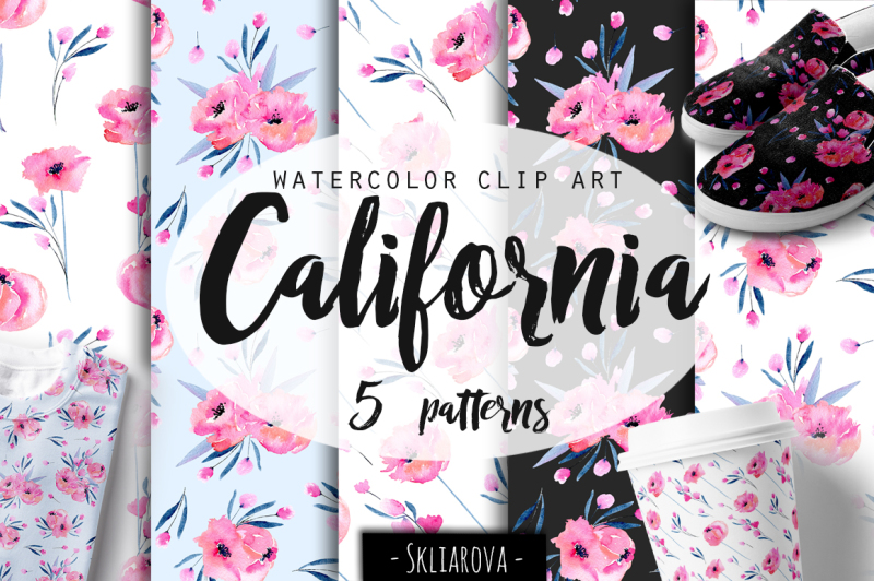 california-poppies-patterns