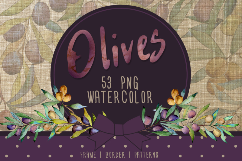 olive-tree-png-watercolor-set
