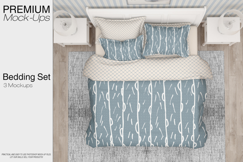 Download Download Bedding Set PSD Mockup - 4469880+ Mockup Product ...