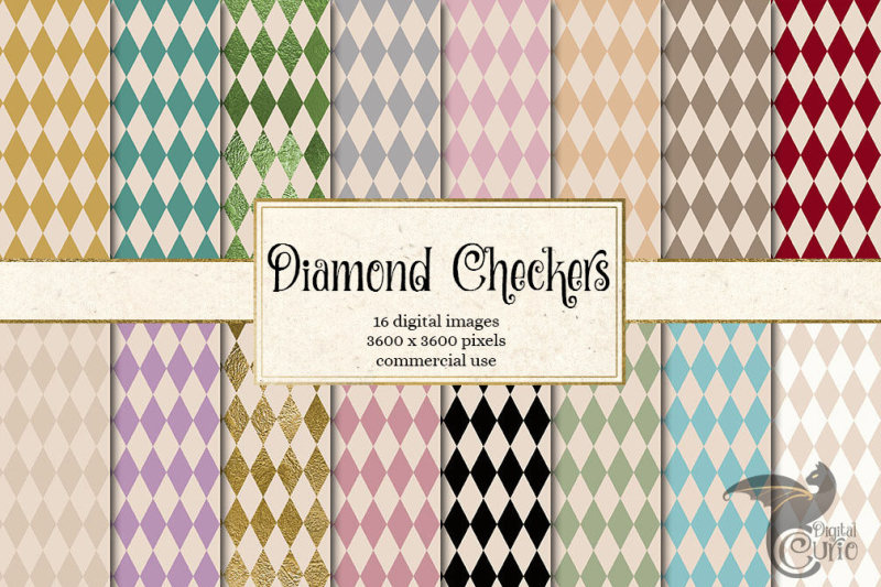 diamond-checkers-digital-paper