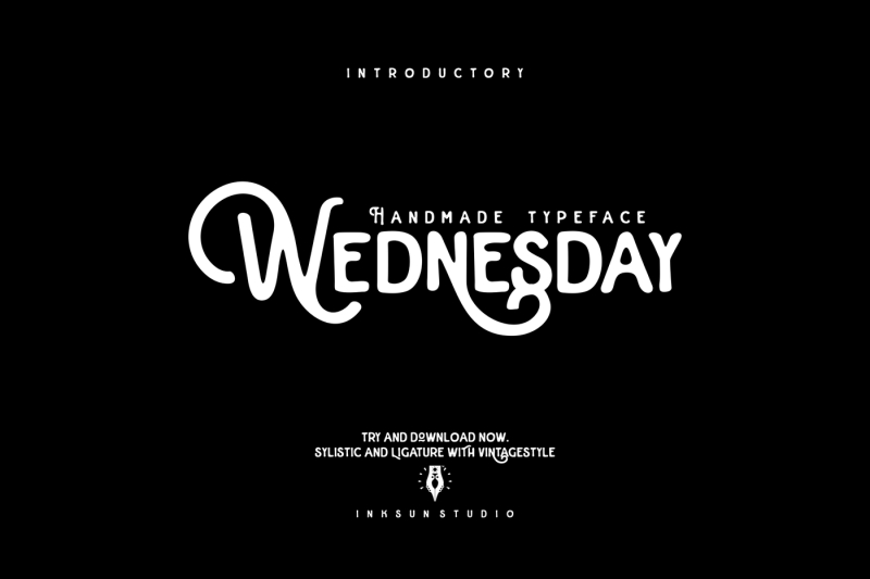 wednesday-typeface