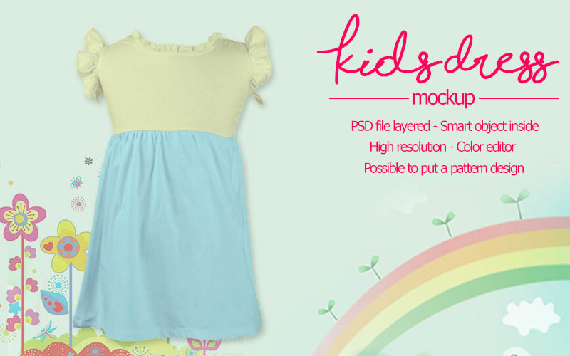 kids-dress-mockup