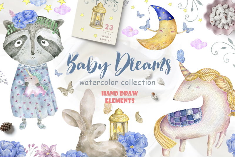 baby-dreams-watercolor-animals
