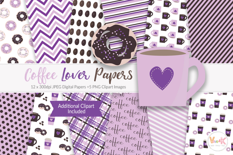 coffee-love-digital-papers-and-clipart-coffee-clipart