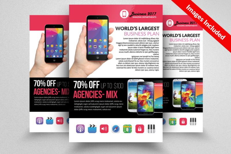 mobile-apps-flyers-templates