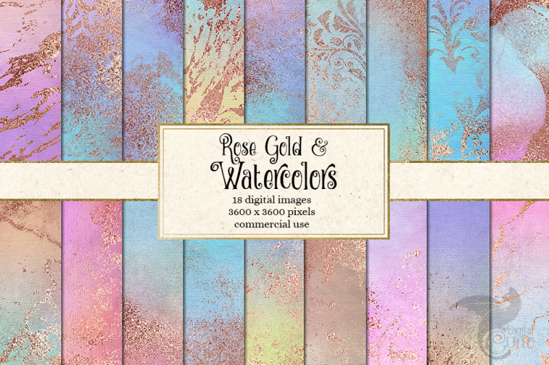 rose-gold-and-watercolor-textures