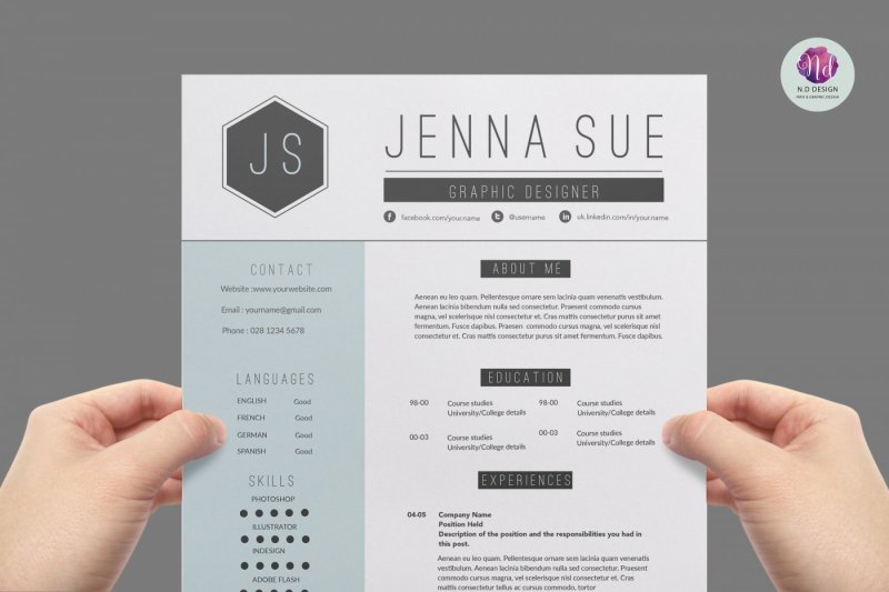 two-page-cv-template