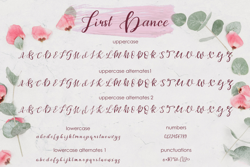 first-dance-font