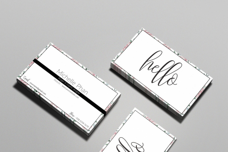 floral-business-card-template