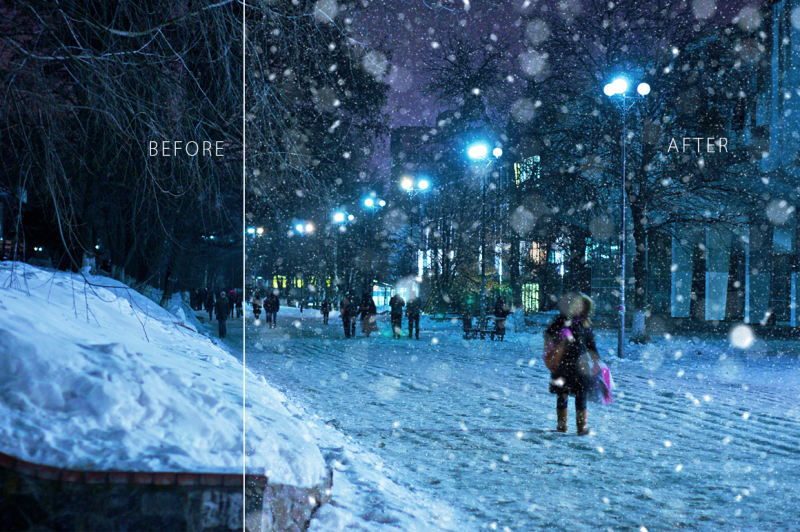 real-snow-overlays