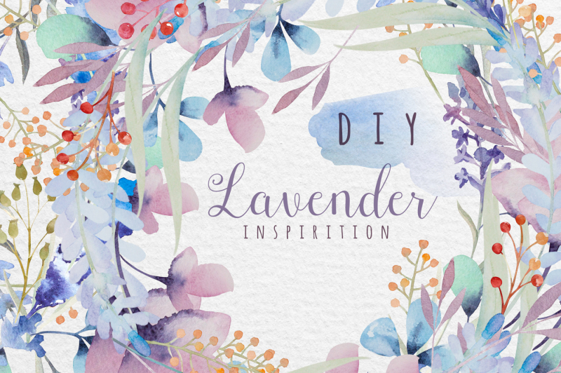 lavender-watercolor-diy