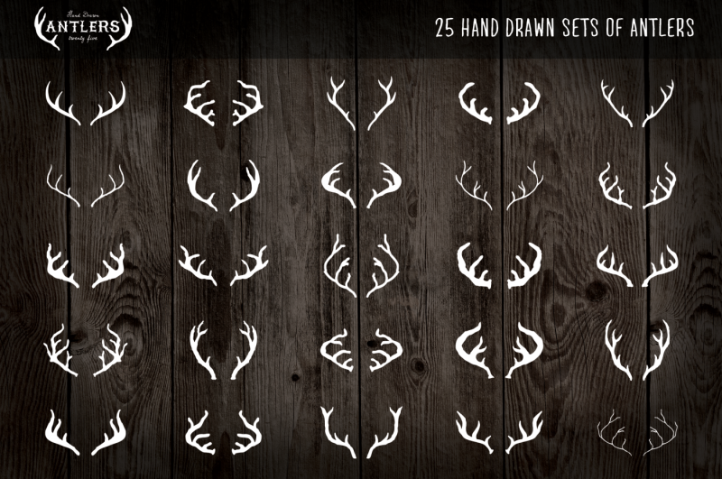 25-vintage-hand-drawn-antlers
