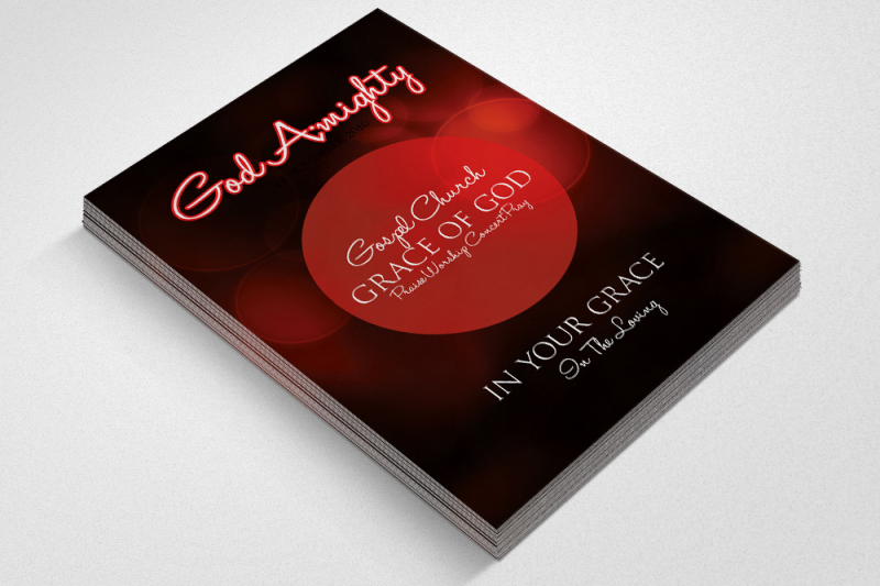 god-church-flyer-template