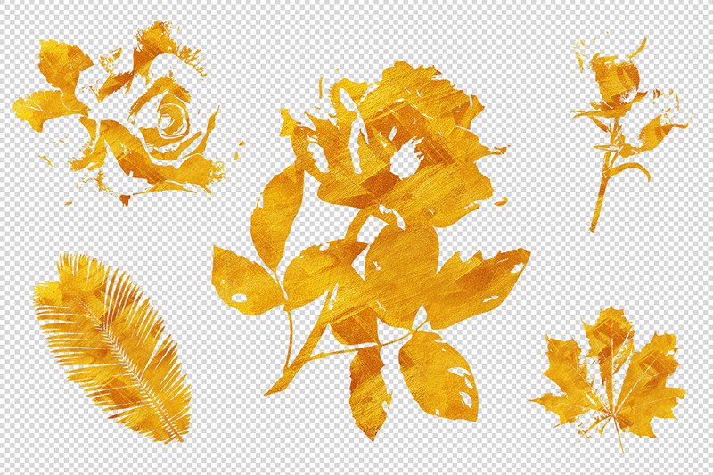 flower-amp-leaf-gold-texture-elements