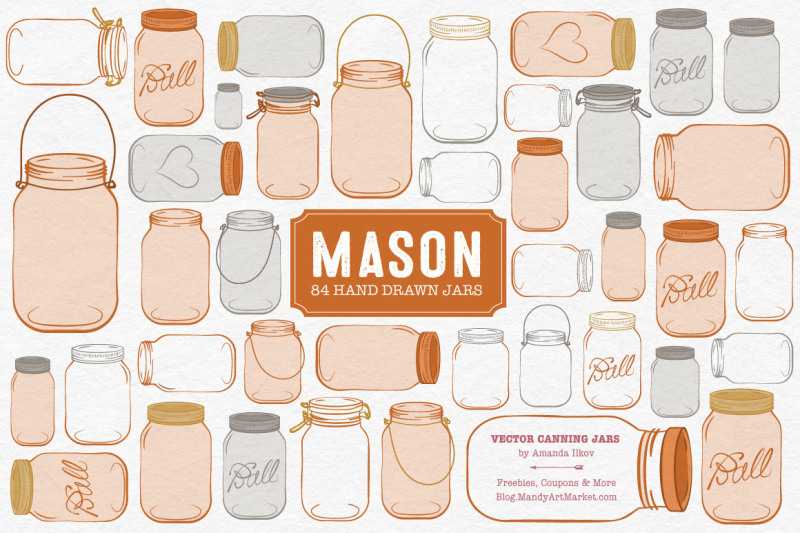 vector-mason-jars-clipart-in-pumpkin