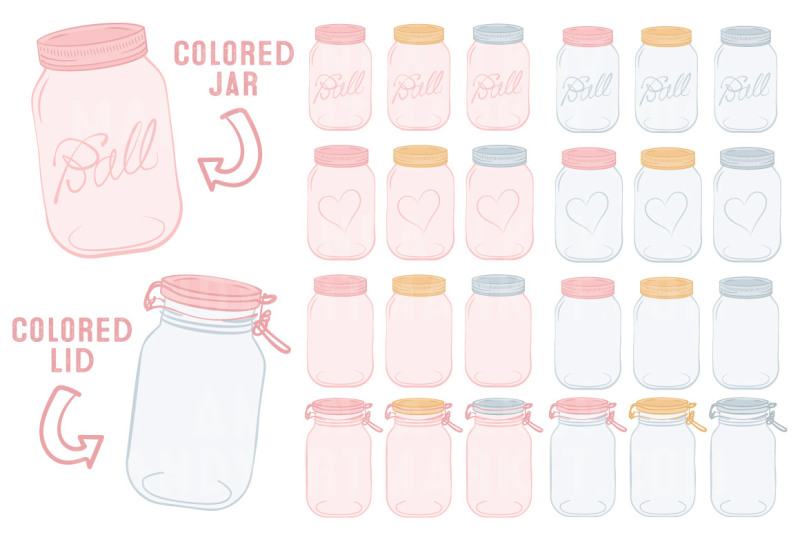 vector-mason-jars-clipart-in-soft-pink