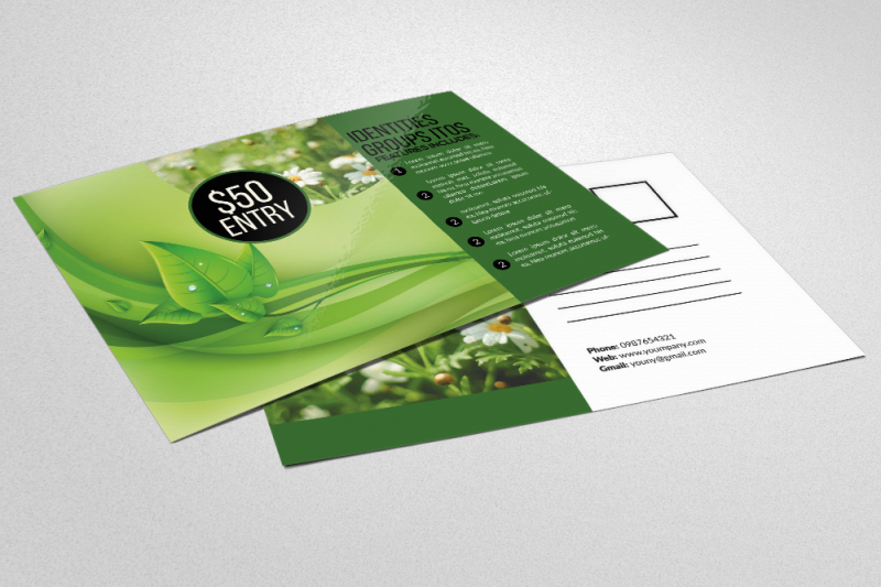 green-energy-postcard-templates