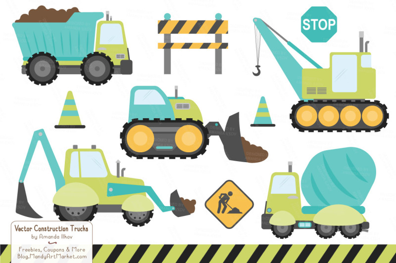 construction-trucks-clipart-in-land-and-sea