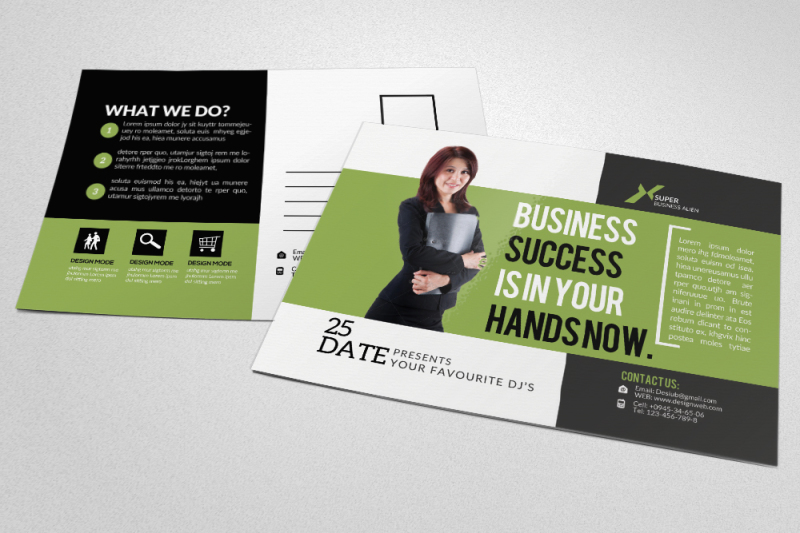 business-agency-postcard