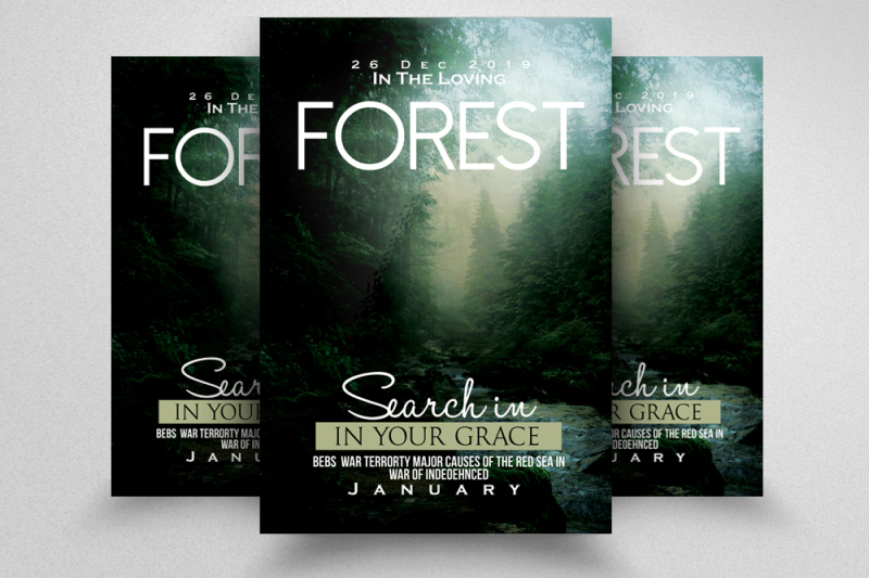 forest-movie-and-novel-poster-flyer