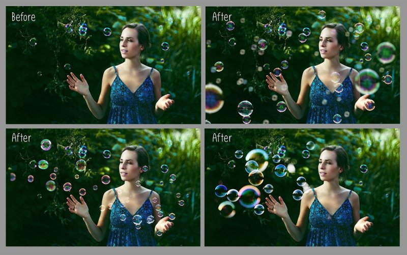 100-bubbles-overlays