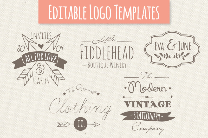 cute-premade-logo-templates-set-4