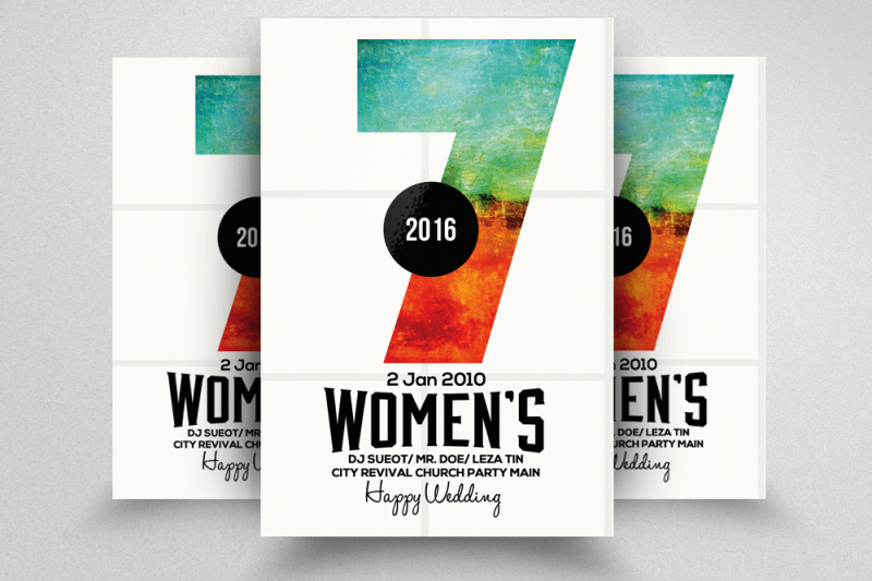 women-conference-flyer-template